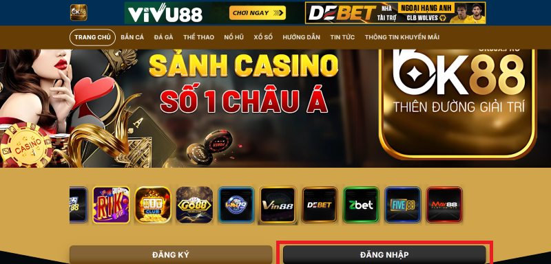 Đăng nhập và trải nghiệm Cá Cược 